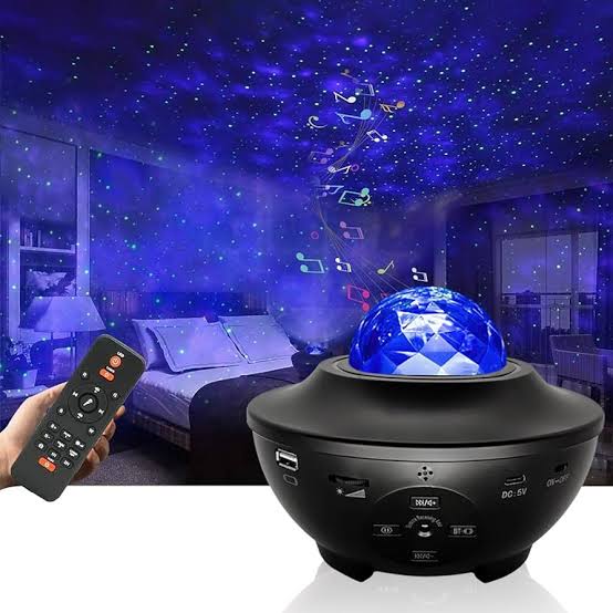 Star Night Light Projector With Bluetooth Speaker