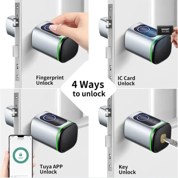 S1 Smart Cylinder Tuya BLE APP Fingerprint Door Lock