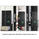 G5-Tuya-BN iLockey Wi-Fi Remote Control Tuya app biometric fingerprint digital Smart glass door lock