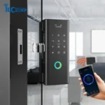 G5-Tuya-BN iLockey Wi-Fi Remote Control Tuya app biometric fingerprint digital Smart glass door lock