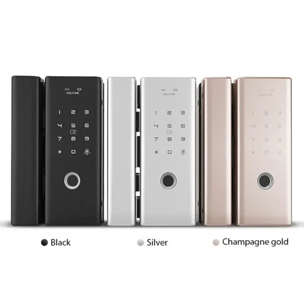 G5-Tuya-BN iLockey Wi-Fi Remote Control Tuya app biometric fingerprint digital Smart glass door lock