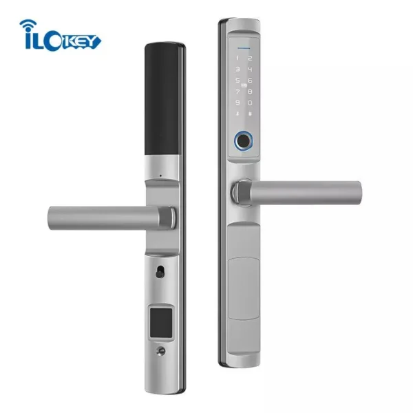 iLockey Waterproof Wi-Fi Control Smart Digital Aluminum Lock Electronic Fingerprint Smart Lock