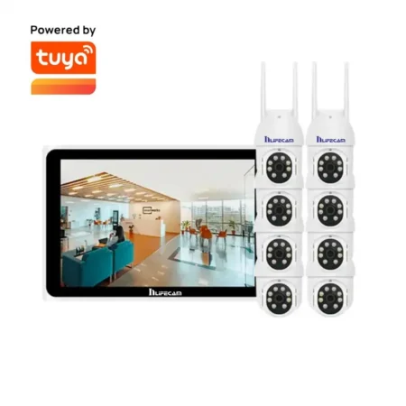 8CH Wireless NVR IP PTZ Surveillance System