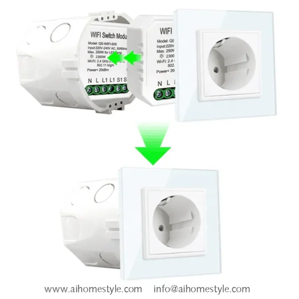 1 Gang Mini Wi-Fi Relay Switch Module